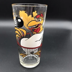 Vintage Looney Tunes Glas Pepsi 1976 Nebelhorn Beinhorn Hahn Henery Hawk Tennis - Bild 1 von 8