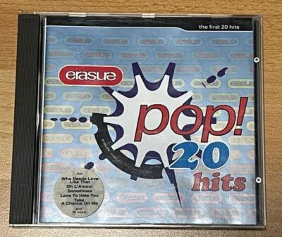 Album-CD: Erasure - Pop! - The First 20 Hits  CD MUTE L2 (1992) INT 879.800 - Bild 1 von 2