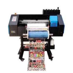 Doppel XP600 Druckkopf Automatik A3 UV DTF A+B Film Kristall Etikettendrucker - Bild 1 von 6