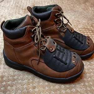 Red Wing King Toe 4456 Size 7 Men's 6" Safety Toe Metguard Work Boots Brown - Picture 1 of 16