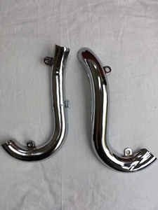 Genuine Honda ST70 ST50 CT70 Dax Upswept Exhaust Shields Monkey Bike Z50 - Picture 1 of 2