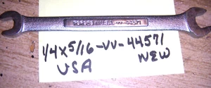 NEW VINTAGE  1/4 X 5/16 CRAFTSMAN COMBO  WRENCH FORGED IN USA. =-VV- 44571 - Picture 1 of 1