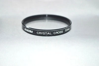 Hakuba 55 mm Crystal Cross Screw-In Filter Made in Japan (T-91) - Image 1 of 4
