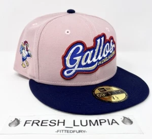 Delmarva Shorebirds Los Gallos de Topperz New Era Fitted Hat Sz 7 1/8 MiLB Copa - Picture 1 of 5