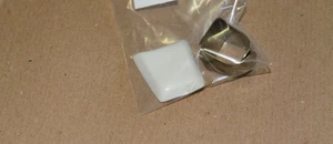 PORCELLANA - ANELLO RETTANGOLO - 3x2cm - Picture 1 of 1