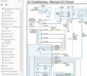 Dodge RAM 1500 2005 Color Wiring Diagram Schematic V8 5.7L 4WD pdf - Bild 1 von 1