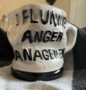 Bigmouth Inc I Flunked Anger Management Crushed Coffee Mug 12oz Ceramic - Picture 1 of 6
