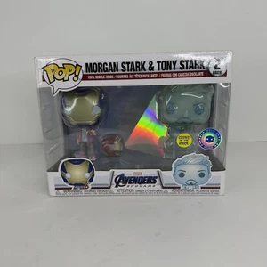Funko Pop! Marvel - Morgan Stark & Tony Stark Glow Pop In A Box Exclusive 2 Pack - Bild 1 von 12