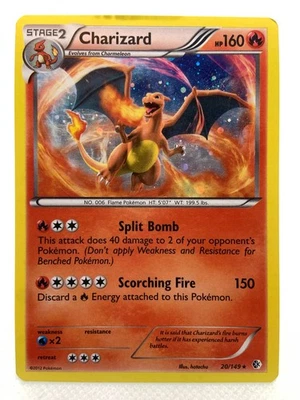 Charizard - 20/149 - Holo Rare Boundaries Crossed Pokemon TCG - Image 1 of 4
