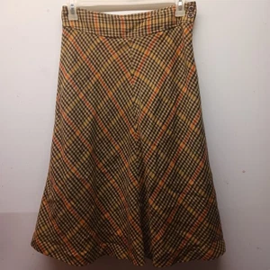 Cato Woman Rock Damen 8 braun kariert gefüttert klassisch Retro Chic - Bild 1 von 6