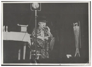 C7490/ Ronny Musikal-Clown Zirkus Foto 17,5 x 12,5 cm 50er Jahre - Picture 1 of 2