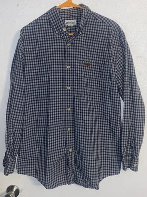 Camisa Carhartt S147 NVY manga larga abotonada talla mediana Foto 1 de 4