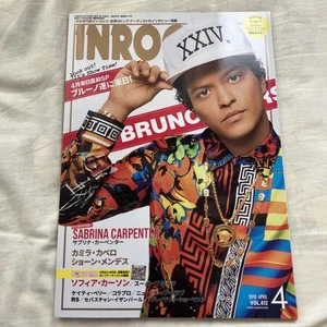 Inrock Magazine No. 412 April 2018 Edition Featuring Dua Lipa Ed Sheeran Bruno - Picture 1 of 12