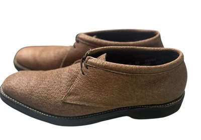 Allen Edmonds Ostendo Combo Chukka Ankle Shoes Masculino 10 2A Couro Marrom Claro - Imagem 1 de 4