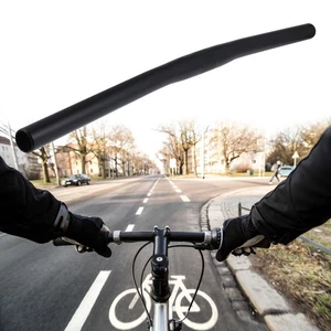 Road Bike Handlebar Mountain Bike Riser Bar Mtb Straight Handlebar - Picture 1 of 12