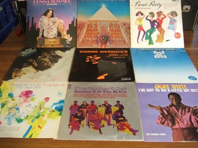 JOB LOT OF VINYL LPs  R'N'B SOUL/MOTOWN/FUNK BOOKER T, EW&T, AWB, JOE TEX, DONNA - Bild 1 von 4