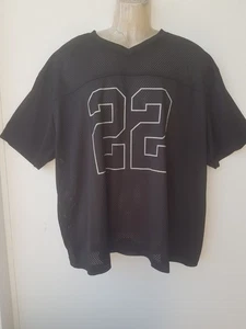 Sports Easy Dry Top Number 22 Black Shirt Gym Workout Wear Jersey Size 2XL  - Picture 1 of 9