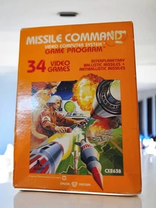 Vintage Atari Missile Command CX2638 – Factory Sealed – 1980 Boxed VCS Game - Bild 1 von 6