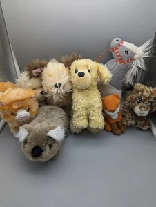 American Girl Welliewisher Tier Set Hund Katze Fuchs Pferd Palas Koala Plüsch Lot - Bild 1 von 7