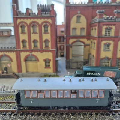 Bemo H0m 3011 811 Personenwagen KB4i 01 der DB Stuttgart 2.Kl. ohne OVP/2517 - Bild 1 von 4