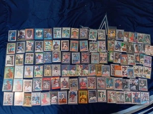 HUGE BASEBALL CARD LOT 105 CARDS TONY GWYNN RYNE SANDBERG PEDRO MARTINEZ & MORE - Picture 1 of 16