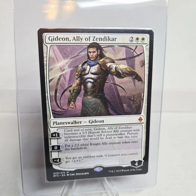 MTG - Gideon, Ally of Zendikar - Battle For Zendikar - Non-Foil - LP - Image 1 of 2