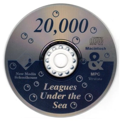 20,000 Leagues Under the Sea (Ages 5-12) (PC/MAC-CD, 1996) - NEW CD in SLEEVE - Image 1 of 2