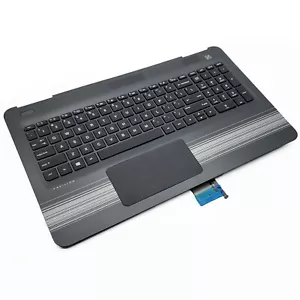 New Palmrest Backlit Keyboard & Touchpad 856035-001 For HP Pavilion 15-AU 15-AW - Picture 1 of 8
