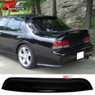 Fit 95-99 Nissan Maxima A32 OE Style Rear Roof Window Spoiler Wing Lip Acrylic Foto 1 de 4
