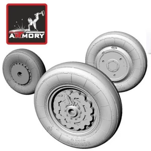 Armory Models AR AW48007 Scale model kit 1/48 Sukhoj Su-7BKL Fitter wheels - Picture 1 of 12