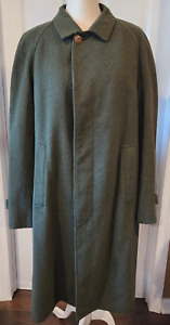 Pischl Echter Tiroler Loden Made in Austria Wool Coat Long Green Mens Size 51
