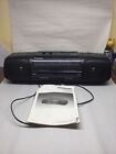 Panasonic Rx-Ft510 Stereo Radio Dual Cassette Recorder, Power Cord, Manual,Works