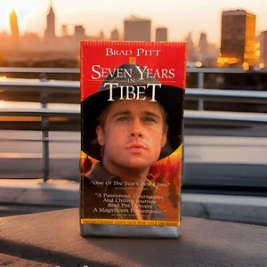 Seven Years In Tibet VHS Demo Promo Screener VHS Sealed Brad Pitt - Picture 1 of 14