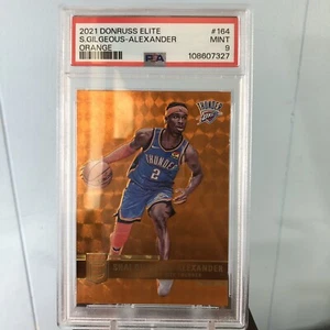 2021-22 Donruss Elite Orange Shai Gilgeous-Alexander #164 PSA 9 Mint - Picture 1 of 3