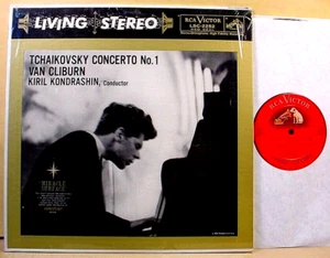 VAN CLIBURN - Tchaikovsky Concerto No. 1 - '58 RCA NM 'LIVING STEREO' LP, shrink - Picture 1 of 6