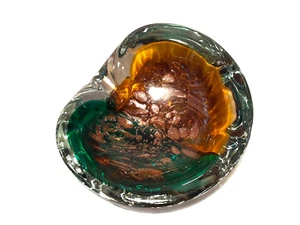 Fratelli Toso Aschenbecher 17cm Murano Italy 1950er - Bild 1 von 5