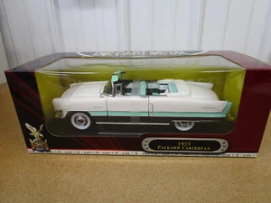 1/18 1955 Packard Caribbean white green Yat Ming Road Signature box convertible - Picture 1 of 5