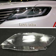 For Lincoln MKC 2016 Left Side Headlight Headlamp Clear Lens Auto Shell Cover 1X