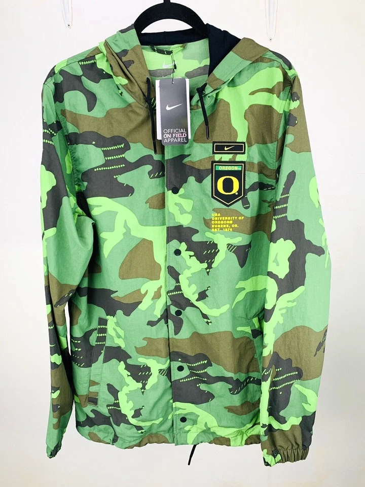 Nike Oregon Ducks Salute to Service Camo Jacket Size XXL On Field DN1720-328