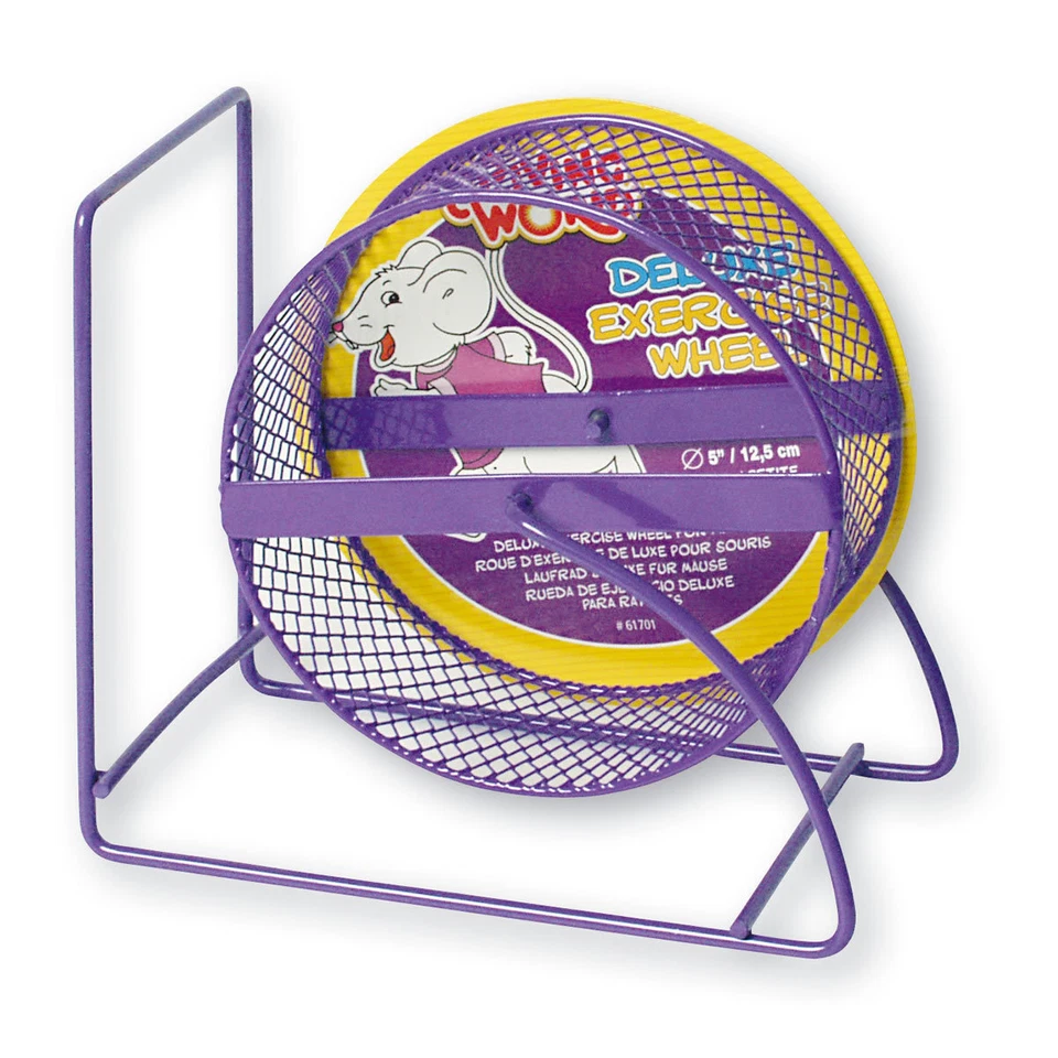 Living World Laufrad Deluxe Metall für Mäuse 15x16 cm lila Sicherheitssystem - Bild 1 von 1