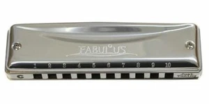 SUZUKI / F-20J / C 10 agujeros armónica - Imagen 1 de 4