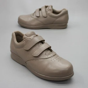 SAS Ladies 8.5 S (Slim) Me Too 2-strap Oxfords Mocha Leather Comfort Walking USA - Picture 1 of 12