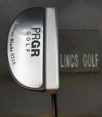 PRGR Golf Silver Blade 03 CS Putter 86cm Playing Length Steel Shaft PSYKO Grip - Image 1 of 4