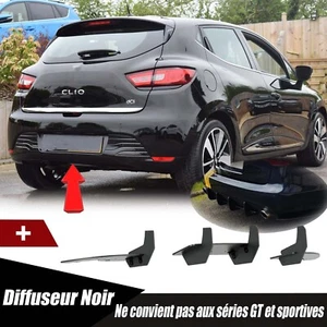 Diffuseur large extension de pare-chocs arrière pour Renault Clio 2013-2016 IV - Imagen 1 de 7