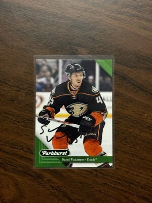 2017-18 Parkhurst Hockey #6 Sami Vatanen IP Signed Autographed  - Image 1 of 4