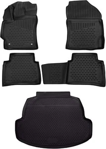Fits 2020-2025 Toyota Corolla Sedan Floor Mats Cargo Liner Full Set - Picture 1 of 7