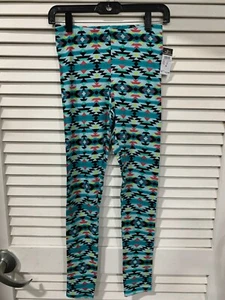 Rue 21 Girls Aztec Multicolor Soft Knit Leggings All Sizes New with Tags  - Picture 1 of 8