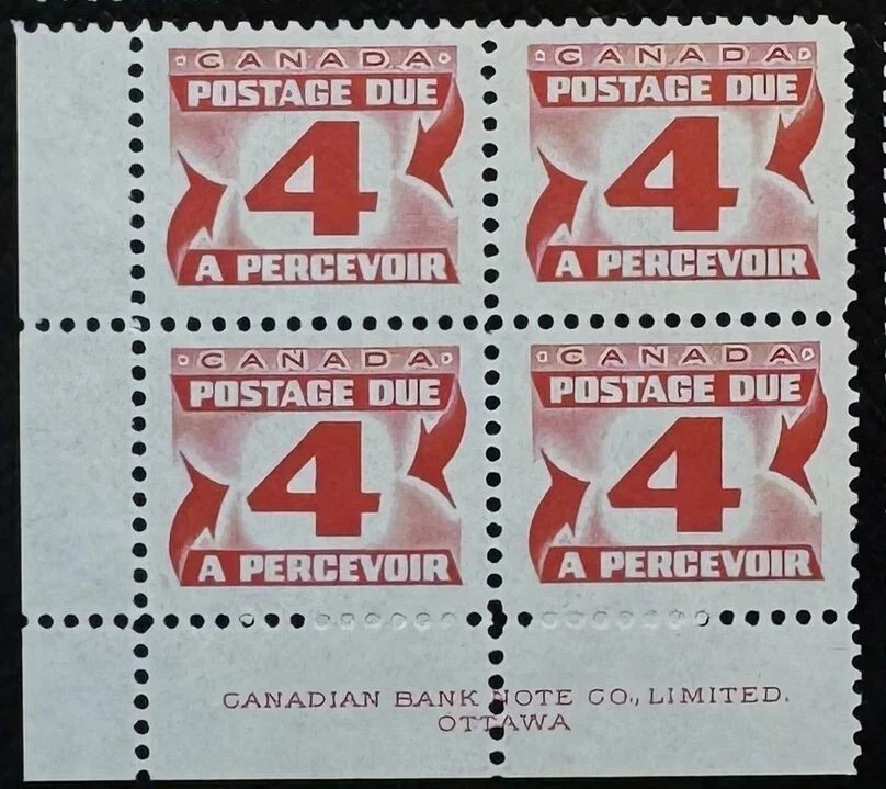 CANADÁ Nº J31i, POSTEO VENCIDO 3ª EDICIÓN, PAPEL DF, LL, VF MNH, CV 25.00 (KF657a) Foto 1 de 1