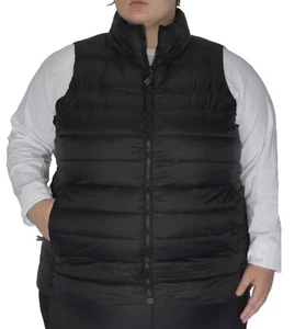 New Snow Country Womens Plus Size 1X 2X 3X 4X 5X 6X Vest Synthetic Down Black - Picture 1 of 2