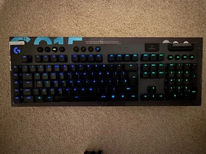 Logitech G915 LIGHTSPEED Wireless Tactile RGB Mechanical Gaming Keyboard QWERTY - Picture 1 of 4